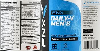 FNX Daily-V Men's - supplement