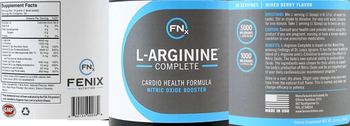 FNX L-Arginine Complete Mixed Berry Flavor - supplement