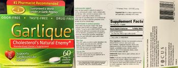 Focus Consumer Healthcare Garlique - standardized supplement