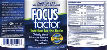 Focus Factor Focus Factor - supplement