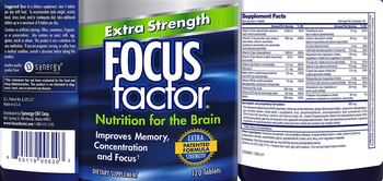Focus Factor Focus Factor Extra Strength - supplement