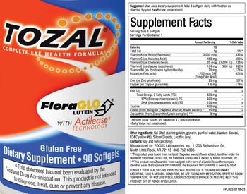 Focus Laboratories Tozal - supplement