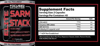 Focused Nutrition Elite Sarm Stack - supplement