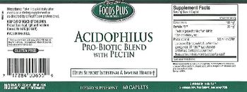 Foods Plus Acidophilus Pro-Biotic Blend With Pectin - 