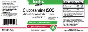 Foods Plus Glucosamine 1500 - suplpement