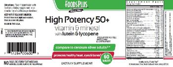 Foods Plus High Potency 50+ - supplement