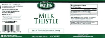 Foods Plus Milk Thistle - supplement