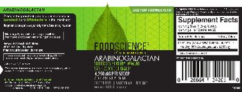 FoodScience Of Vermont Arabinogalactan 4,250 mg - supplement