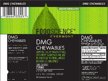 FoodScience Of Vermont DMG Chewables 250 mg - supplement