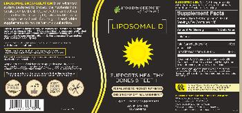 FoodScience Of Vermont Liposomal D - liquid supplement