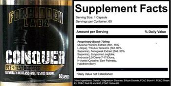 Forbidden Labz Conquer - supplement