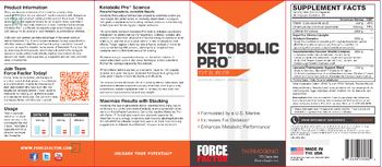 Force Factor Ketobolic Pro - supplement