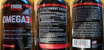 Force Factor Omega3 - supplement