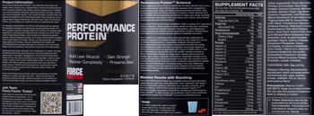 Force Factor Performance Protein Brownie Batter - supplement