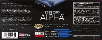 Force Factor Test X180 Alpha - supplement