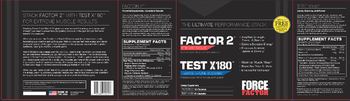 Force Factor The Ultimate Performance Stack Factor 2 Pre-Workout - supplement