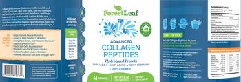 Forest Leaf Advanced Collagen Peptides Unflavored - supplement