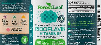 Forest Leaf Riboflavin Vitamin B2 400 mg - supplement