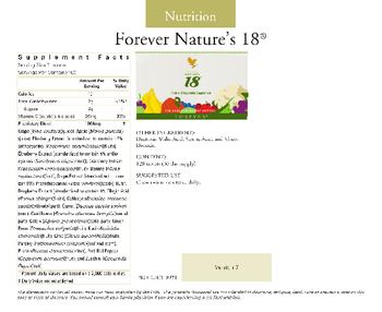 Forever Forever Nature's 18 - fruit and vegetable supplement