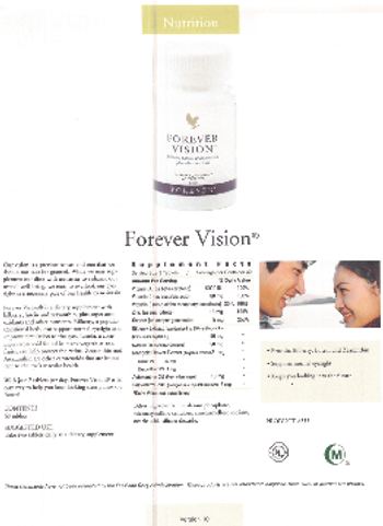 Forever Forever Vision - supplement