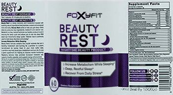 FoxyFit Beauty Rest - supplement