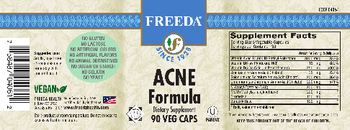 Freeda Acne Formula - supplement