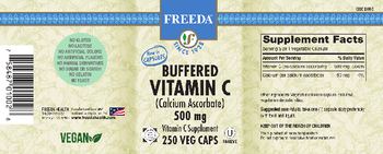 Freeda Buffered Vitamin C 500 mg - vitamin c supplement