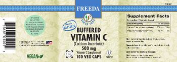 Freeda Buffered Vitamin C 500 mg - vitamin c supplement