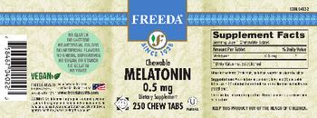 Freeda Chewable Melatonin 0.5 mg - supplement