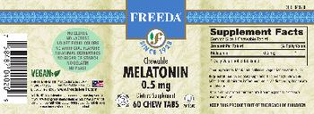 Freeda Chewable Melatonin 0.5 mg - supplement