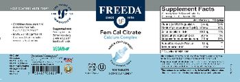 Freeda Fem Cal Citrate - supplement