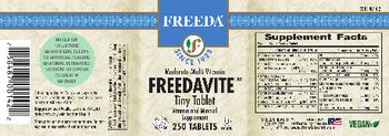 Freeda Freedavite - vitamin and mineral supplement