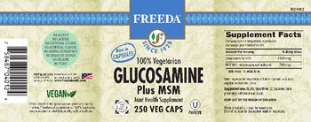 Freeda Glucosamine Plus MSM - joint health supplement