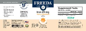 Freeda Iron 29 mg - iron supplement