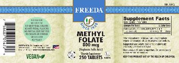 Freeda Methyl Folate 800 mcg - vitamin supplement