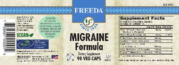Freeda Migraine Formula - supplement