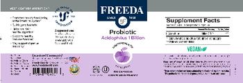 Freeda Probiotic Acidophilus 1 Billion - acidophilus supplement