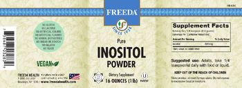 Freeda Pure Inositol Powder - supplement