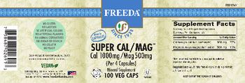 Freeda Super Cal/Mag - mineral supplement