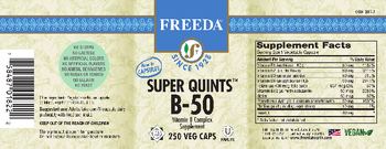 Freeda Super Quints B-50 - vitamin b complex supplement