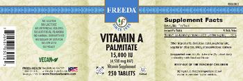 Freeda Vitamin A Palmitate 15,000 IU (4,500 mcg RAE) - vitamin supplement