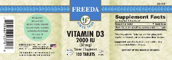 Freeda Vitamin D3 2000 IU (50 mcg) - vitamin d supplement