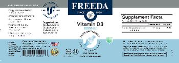 Freeda Vitamin D3 2000 IU - vitamin d supplement