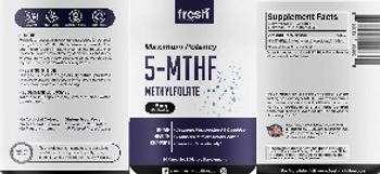 Fresh Nutrition 5-MTHF 15 mg - supplement