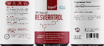 Fresh Nutrition Resveratrol - supplement