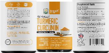 Fresh Nutrition Turmeric Curcumin - supplement