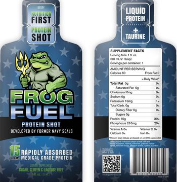 Frog Fuel Protein Shot Berry - supplement
