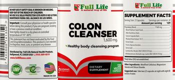 Full Life Colon Cleanser 1,600 mg - supplement