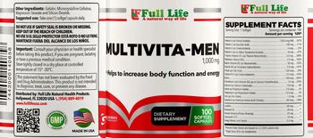 Full Life Multivita-Men 1,000 mg - supplement