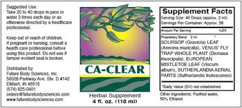 Future Body Sciences CA-Clear - herbal supplement